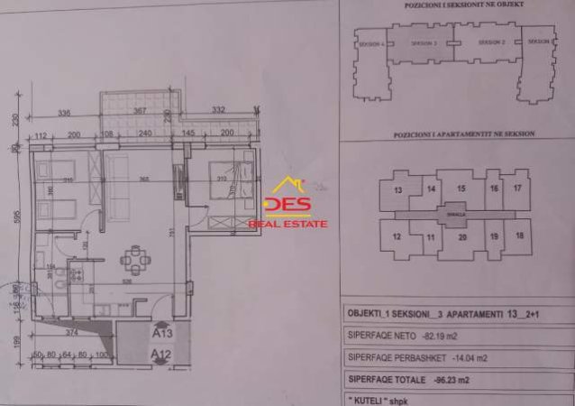 Vlore, shitet apartament Kati 2, 96 m² 81.000 Euro (Vlore,Orikum)