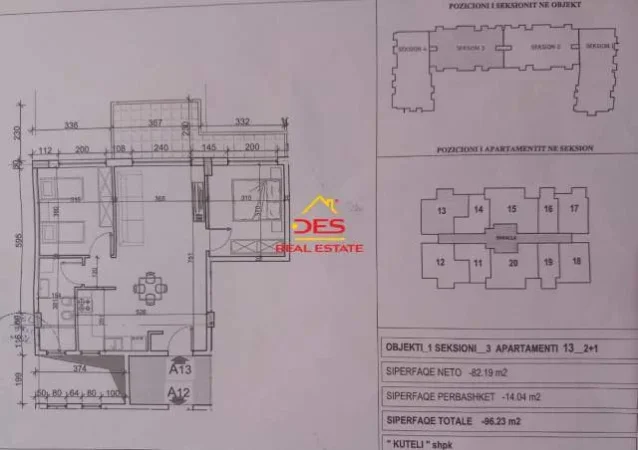 Vlore, shitet apartament Kati 2, 96 m² 81.000 Euro (Vlore,Orikum)