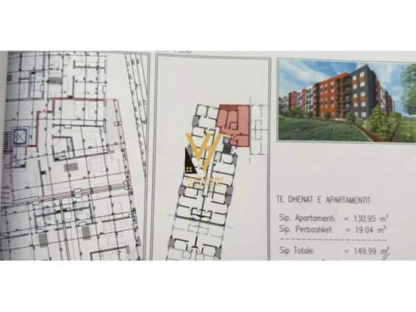 Tirane, shitet apartament 3+1+Ballkon Kati 2, 150 m² 163.000 € (PASKUQAN)