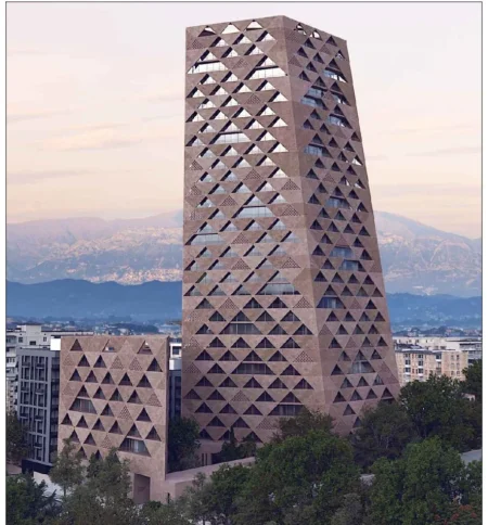 Tirane, shitet 3+1+Ballkon Kati 19, (Tirana Tower)