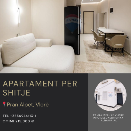 Vlore, shitet apartament 3+1 Kati 1, 110 m² 215.000 € (Pranë rrugës së Çipajve, Vlorë)