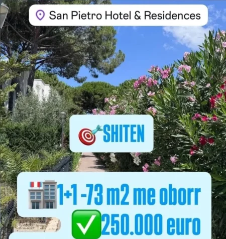 Durres, shes apartament 1+1 Kati 1, 250.000 € (Gjiri Lalzit)