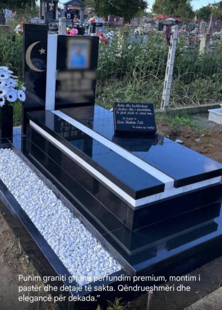 Tirane, ofroj Punime Varresh Ajdini Granit & Mermer Portrete të Gdhendura