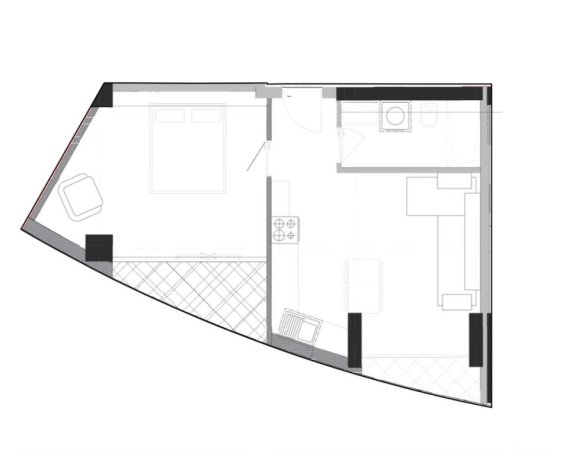DON BOSKO  .SHITET APARTAMENT 1+1 +POST PARKIMI   155.000 €