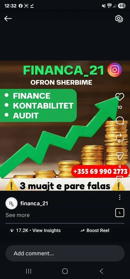 Ofroj SHERBIME FINANCE, Ekonomiste, Financiere