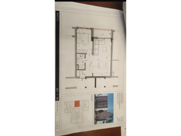 Tirane, shitet apartament 1+1 Kati 3, 63 m² 175.000 € 