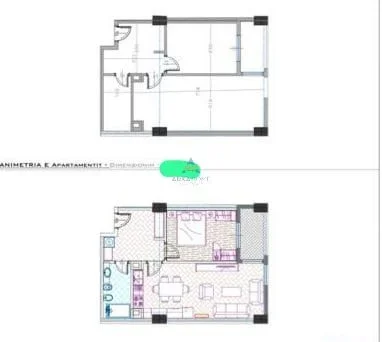 Tirane, shitet apartament 1+1+Ballkon Kati 1, 73 m² 156.000 € 