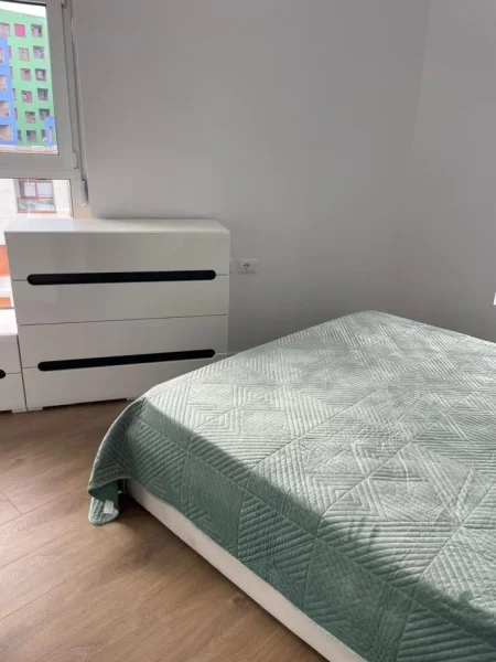 Tirane, jepet me qera apartament 1+1+Ballkon Kati 8, 60 m² 450 € (Rruga Pasho Hysa)