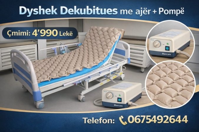 Tirane, shes mobilje Dyshek me Ajer Anti Dekubitus me Pompe 50 €