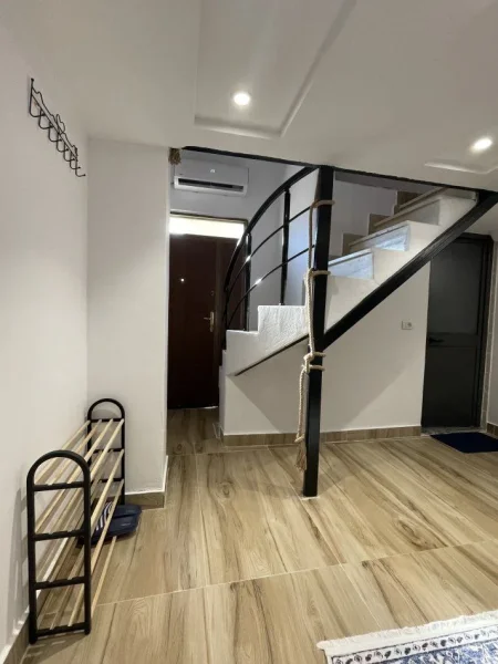 Tirane, jap me qera apartament duplex 1+1 Kati 0, 500 € 