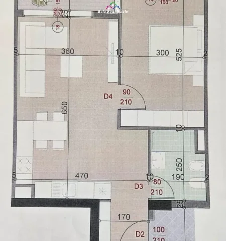 Tirane, jepet me qera zyre Kati 4, 70 m² 517 € (Rruga Prokop Mima)