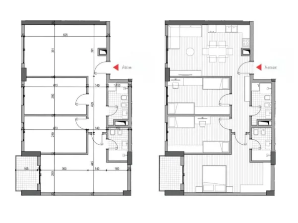 Tirane, shitet apartament 3+1 Kati 2, 120 m² 175.000 € (5 Maji)
