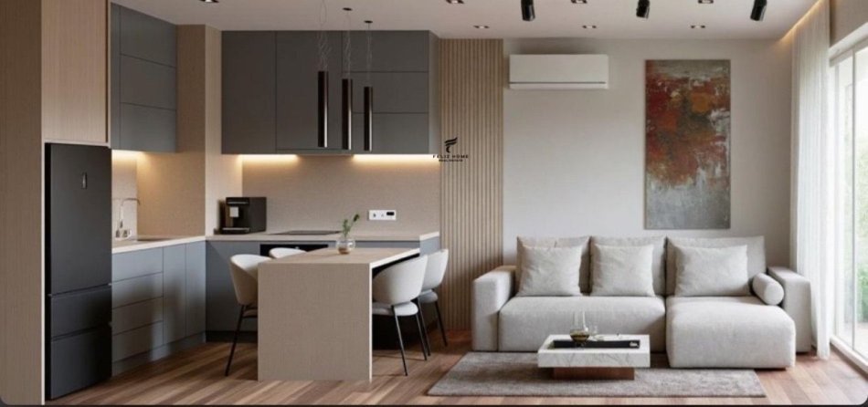 Tirane, jepet me qera apartament 1+1 Kati 8, 50 m² 590 € (ALI DEMI)