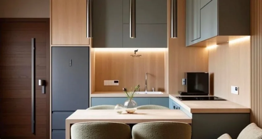 Tirane, jepet me qera apartament 1+1 Kati 8, 50 m² 590 € (ALI DEMI)