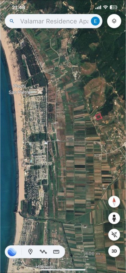 Durres, shitet toke , 8.050 m² (GJIRI I LALZIT)