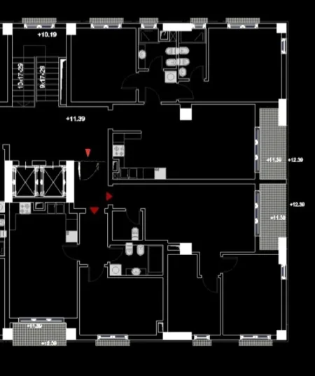 Tirane, jepet me qera zyre +2 poste parkimi Kati 2, 140 m² 1.600 € (21 Dhjetori prane Abi Bank)