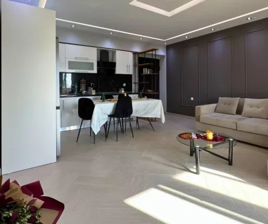 Tirane, jepet me qera apartament 2+1 Kati 12, 80 m² 600 € (Rr. Dritan Hoxha)