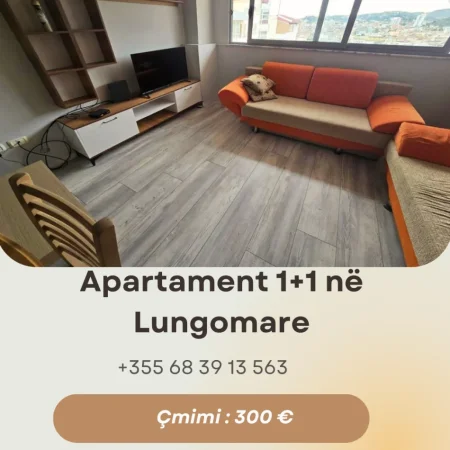 Vlore, jepet me qera apartament 1+1 , 300 €