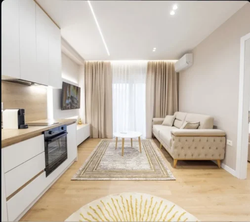 Tirane, jepet me qera apartament 1+1+Ballkon Kati 4, 49 m² 800 € 