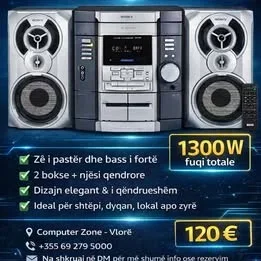 Vlore, shes Shes sistem audio Sony Origjinal