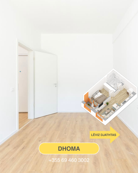 Tirane, shes apartament 1+1+Ballkon Kati 5, 47 m² 84.000 € (Rruga Pasho Hysa, Kompleksi Kadiu (Kontakt))