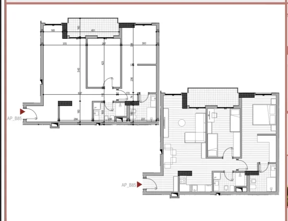 Tirane, shitet apartament 2+1+Ballkon Kati 8, 108 m² 160.000 € (Rruga 5 Maj)