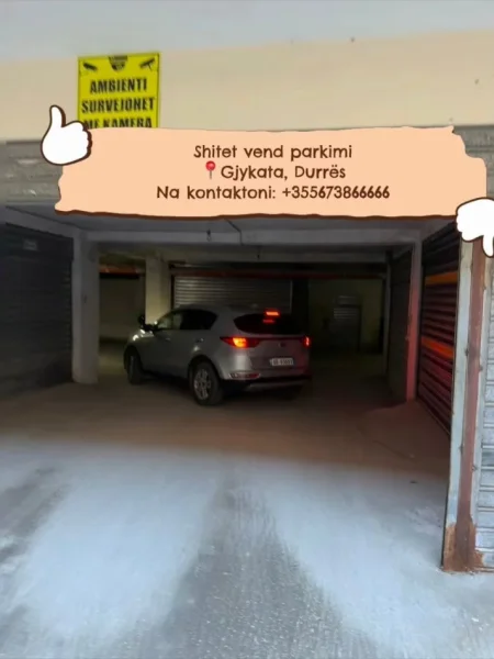 Durres, shitet garazh | post parkimi Kati 0, 17 m² (Mbrapa Prokurorise)