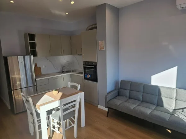 Tirane, jepet me qera apartament 1+1+Ballkon Kati 6, 65 m² 600 € (Rruga Karl Gega)