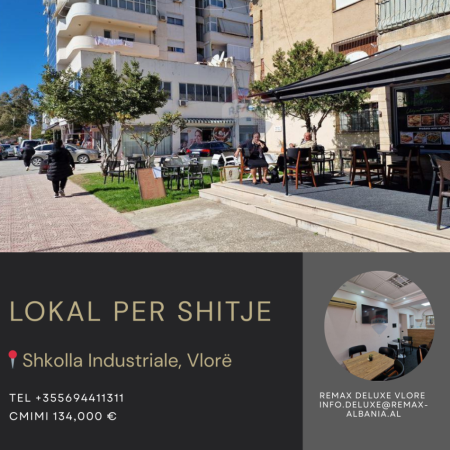 Vlore, shitet ambjent biznesi Kati 0, 65 m² 134.000 € (Rruga Fiqiri Muka, pranë Shkollës Industriale, Vlore)