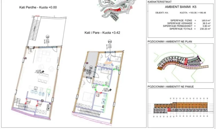 Tirane, shitet apartament 3+1+Ballkon Kati 1, 230 m² 340.000 € 