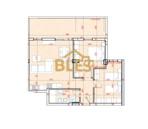 Tirane, shitet apartament 2+1 Kati 4, 106 m² 160.000.000 € (Sokrat Miho)