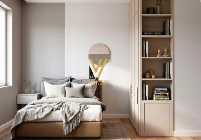 Tirane, jepet me qera apartament 1+1+Ballkon Kati 8, 45 m² 590 € (ALI DEMI)