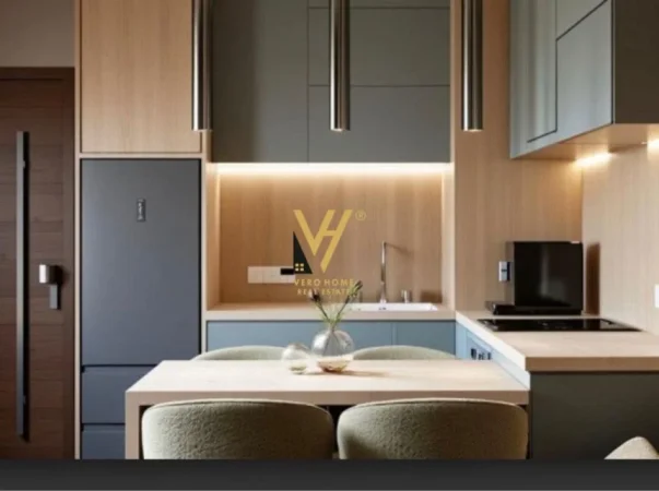 Tirane, jepet me qera apartament 1+1+Ballkon Kati 8, 45 m² 590 € (ALI DEMI)