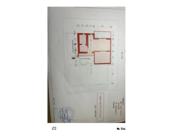 Tirane, jepet me qera apartament 1+1+Aneks+Ballkon Kati 4, 51 m² 125.000 € 