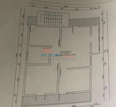 Tirane, shitet apartament 2+1+Ballkon Kati 3, 113 m² 210.000 € (Vasil Shanto)