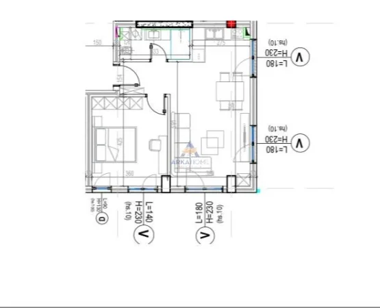 Tirane, shitet apartament 1+1 Kati 5, 71 m² 137.000 € 