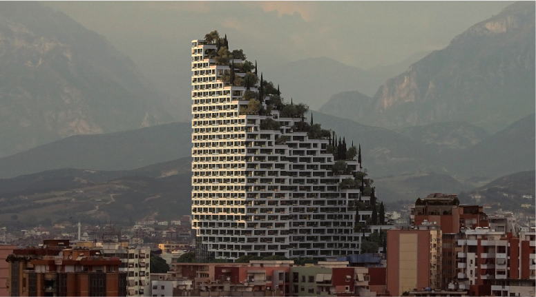 Tirane, shitet apartament 1+1+Ballkon Kati 11, 83 m² 169.300 € (Lion Park 2)