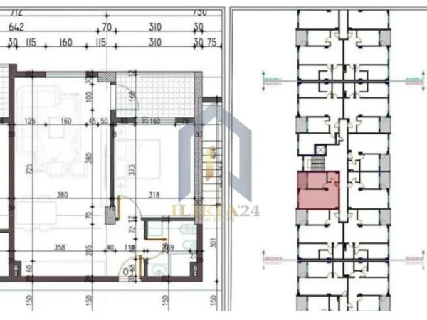 Tirane, shitet apartament 1+1 Kati 2, 70 m² 73.000 €