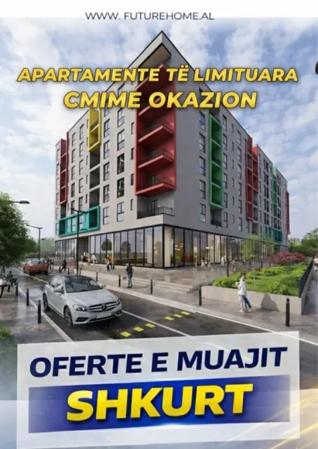 Tirane, OKAZION , Opsione Shitje 1+1 & 2+1 , 980 EURO M2 , (PASKUQAN)