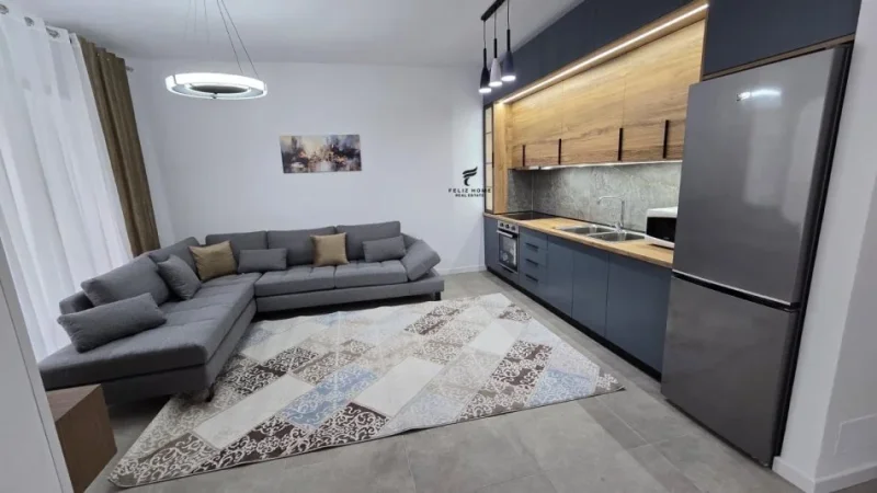 Tirane, jepet me qera apartament 1+1 Kati 5, 65 m² 550 € (KINOSTUDIO)