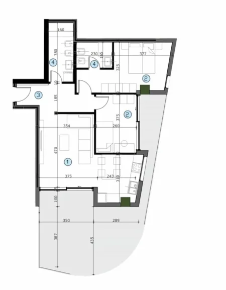 Tirane, shitet apartament 2+1 Kati 6, 135 m² 190.000 € (KAshar)