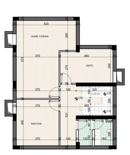 Tirane, shes Vile 3+1 Kati 3, 462 m² 778.000 € (Rruga Irfan Tershana)