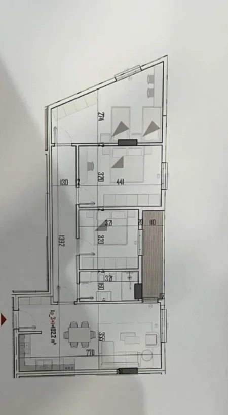 Tirane, shitet apartament 3+1 Kati 4, 120 m² 98.800 € (Kamez)