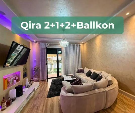 Tirane, jepet me qera apartament 2+1+Ballkon Kati 3, 900 € (Green City)
