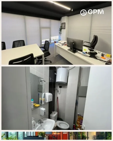 Tirane, jepet me qera zyre Kati 2, 70 m² 1.000 €