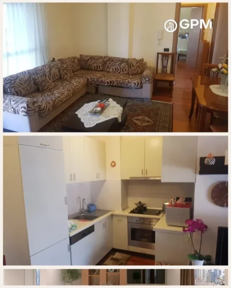 Tirane, jepet me qera apartament 1+1 Kati 7, 60 m² 700 €