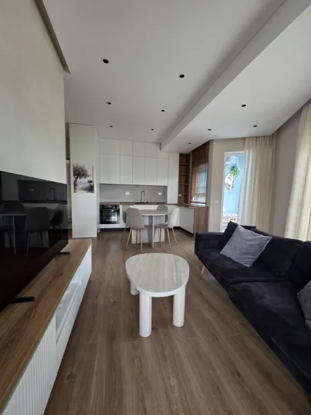 Tirane, jepet me qera apartament 1+1 Kati 9, 64 m² 550 € (ALI DEMI)