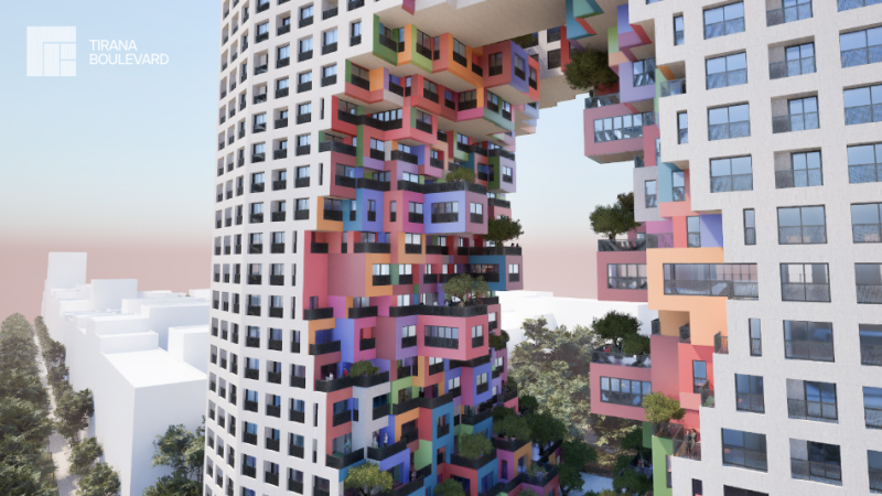 Tirane, shitet apartament 2+1 Kati 8, 140 m² 295.000 € (BULEVARDI I RI)