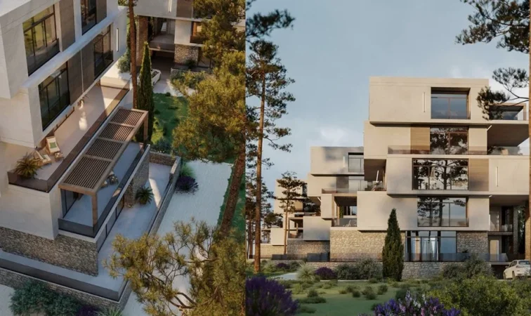 Shitet (2,300€/m2): 2+1 & Verande + Oborr📍Gjiri Lalzit - Porto Lalzi | Yacht Lifestyle (151m2) €273,999