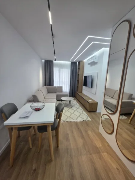Tirane, jepet me qera apartament 2+1+Ballkon Kati 6, 75 m² 600 € (Rr.Pasho Hysa,Kompleksi Mangalem 21)